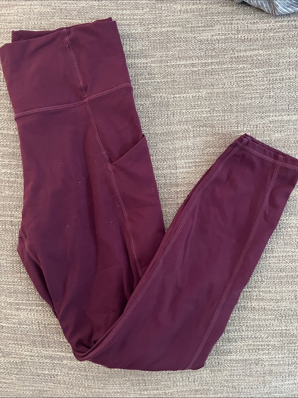 Fabletics PureLuxe Deep Maroon High-Waist Leggings
